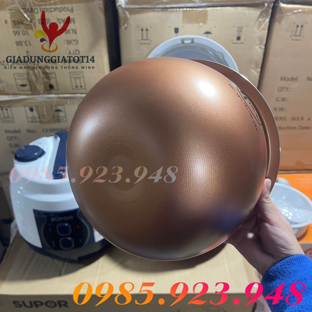 Nồi cơm điện lòng Niêu siêu dày Supor CFXB50YB13VN-50 dung tích 1,8 lít chính hãng, Bảo hành 12 tháng