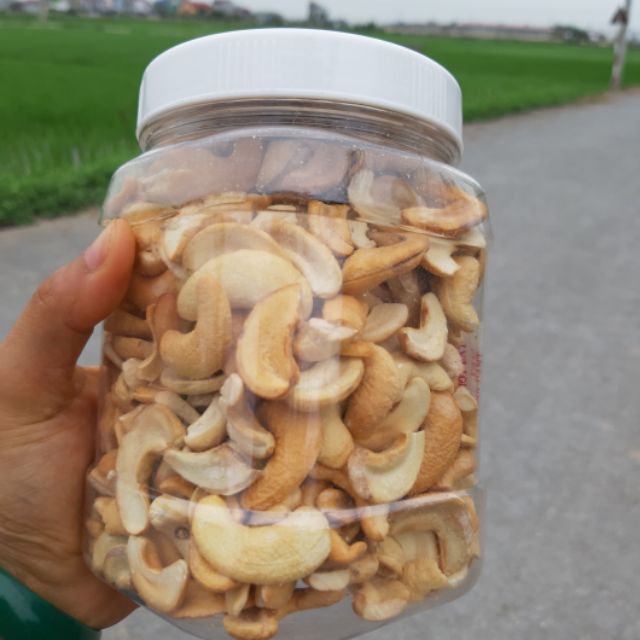 Hạt điều vỡ rang thường sạch lụa thơm ngon (dành cho các bạn ăn kiêng và trẻ nhỏ không muối)