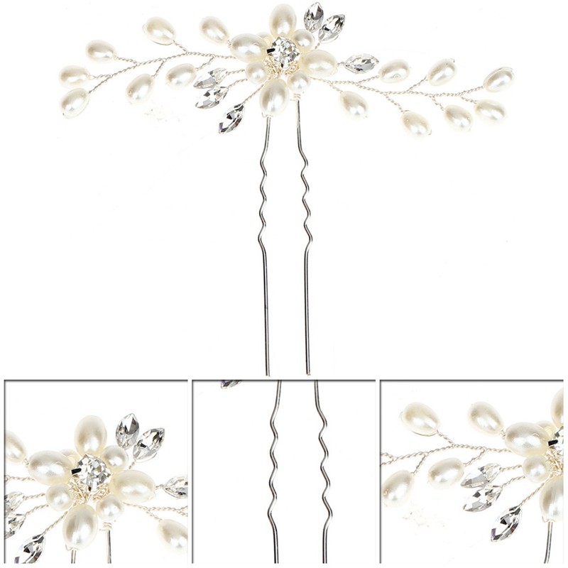 Trâm cài tóc đính ngọc trai thanh lịch