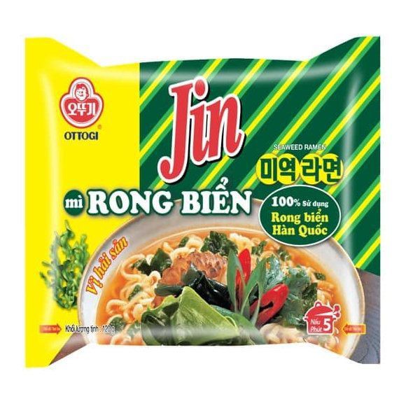 Mì Ottogi rong biển Hàn Quốc Jin -120gr