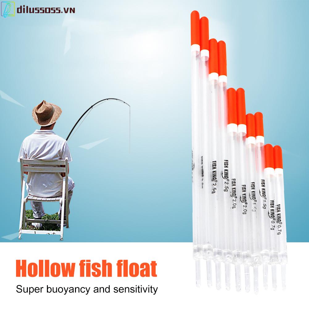 Set 10 Phao Câu Cá Bằng Nhựa Trong Suốt