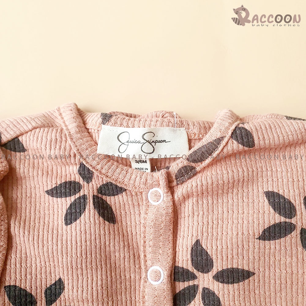 Bộ đồ liền thân không tất chất vải thun gân xuất Pháp body suilt bé gái Jessica Simpson