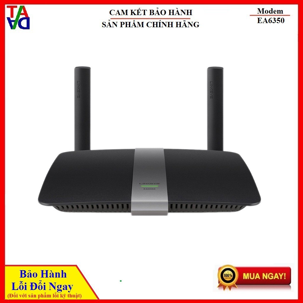 Bộ phát wifi Linksys EA6350 AC 1200Mbps