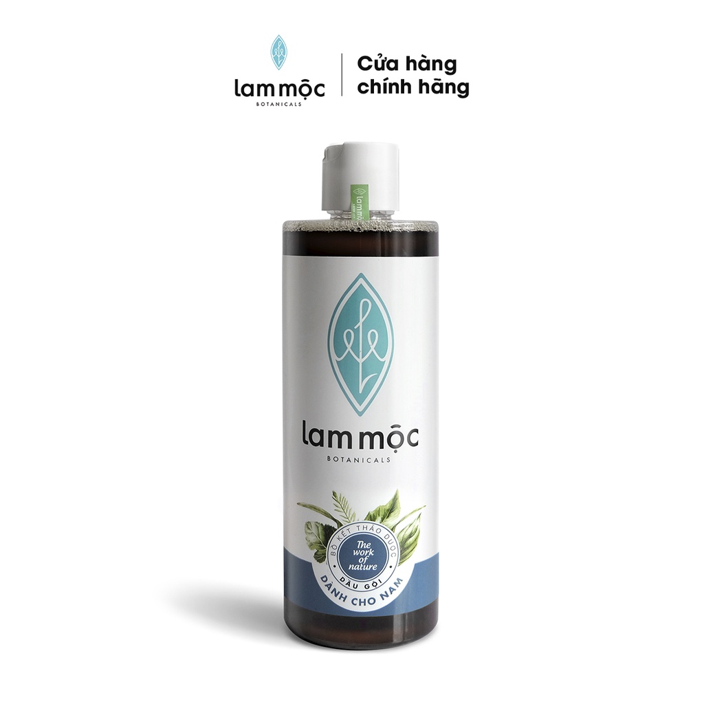 [GIẢM NHỜN,KÍCH MỌC TÓC CHO NAM]-Dầu Gội Bồ Kết Lam Mộc - Tóc Nam - 500ml