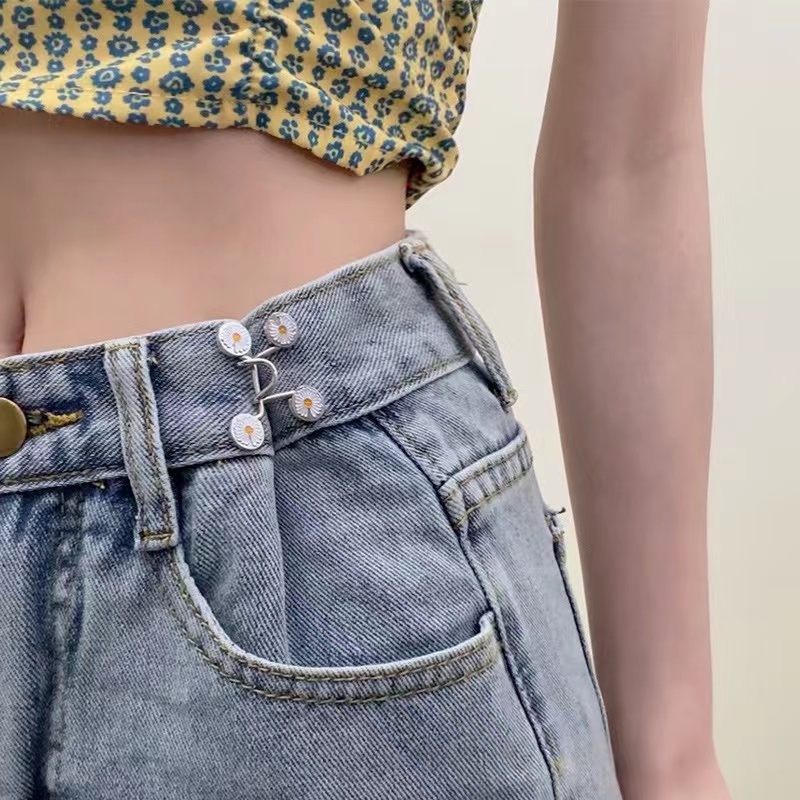 Nút cài gắn thắt lưng quần jean có thể tháo rời dễ điều chỉnh