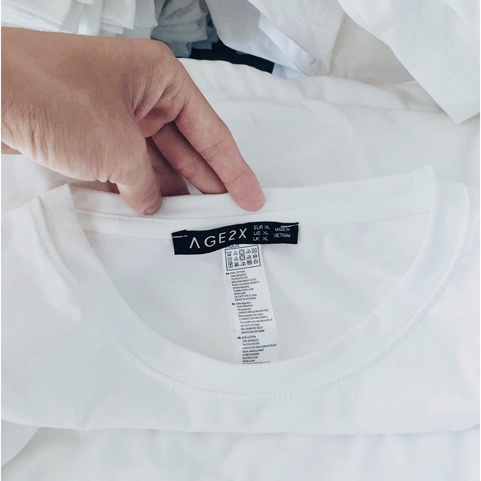 Áo Thun Pastel AGE2X Phong Cách Hàn Quốc Nam Nữ Đều Mặc Được