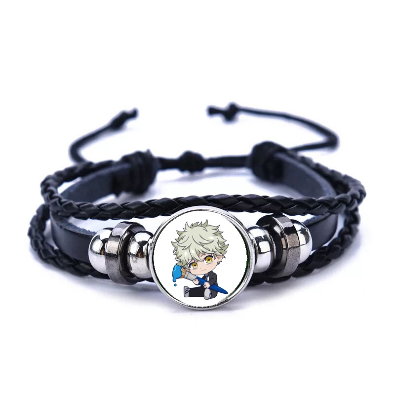 Vòng tay da lộn in hình nhân vật BLUE PERIOD  anime chibi tiện lợi xinh xắn thời trang