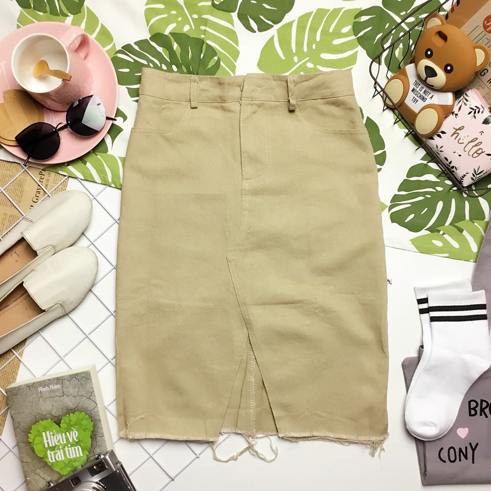 Chân váy jeans