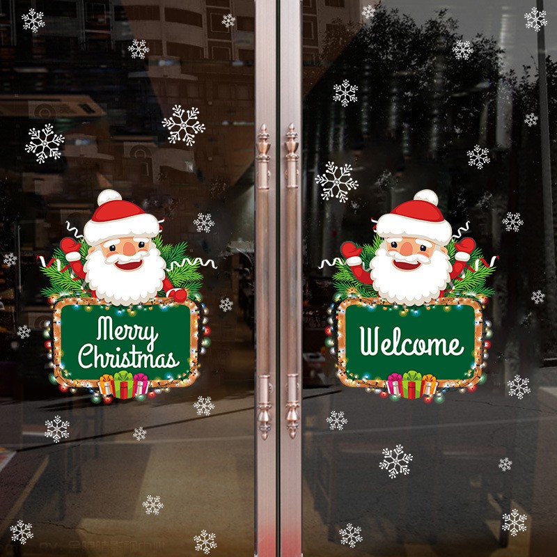 Decal dán tường hoặc kính GIÁNG SINH - NOEL - MERRY CHRISTMAS 01 | BigBuy360 - bigbuy360.vn