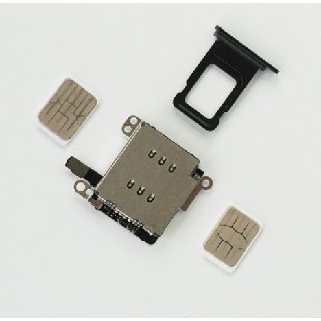 Bộ đầu đọc thẻ sim đôi + khay gắn sim thích hợp cho IP12 11 XR