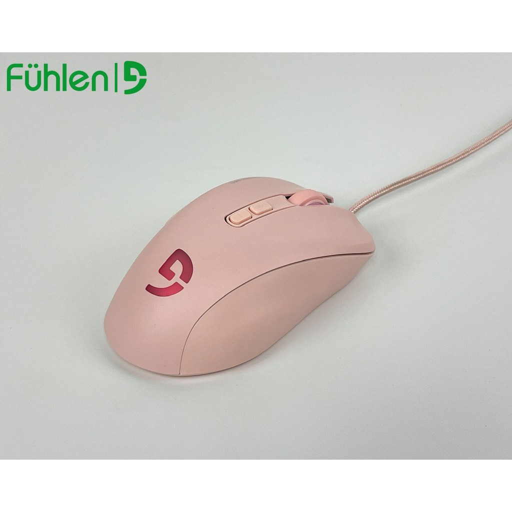 Chuột Fuhlen G90 pink chính hãng led RGB Bảo hành 2 năm