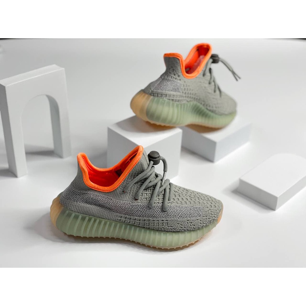 Giày Yeezy 350, Sản phẩm thể thao cho trẻ em, Thiết kế đế êm dáng giày lười giả dây dễ mang cho bé