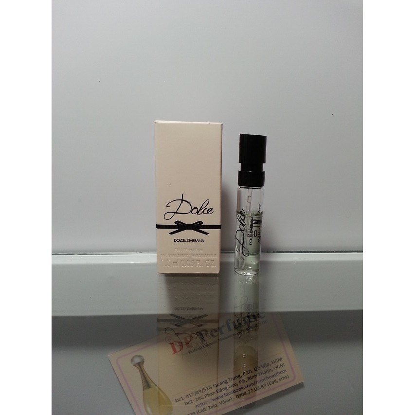 [NƯỚC HOA NỮ] – sample DOLCE & GABBANA - Dolce EDP 1.5ml