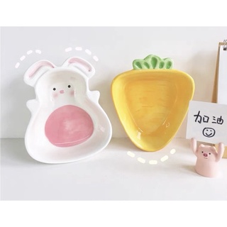chén thỏ và cà rốt lớn dành cho hamster/sóc/nhím/thỏ/bọ/đuôi mập