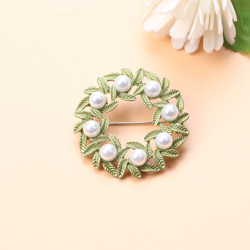 (MớI) Ghim GàI ÁO HợP Kim ĐíNh NgọC Trai Giả Xinh XắN