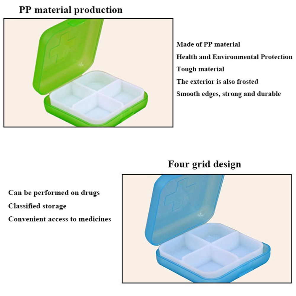 Hộp Nhựa Trong Suốt 5 Màu Sắc Dùng Đựng Đồ Trang Sức Tiện Lợi
