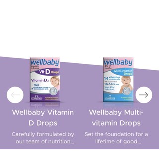 Vitamin d3 & multi wellbaby drops 400iu 30ml