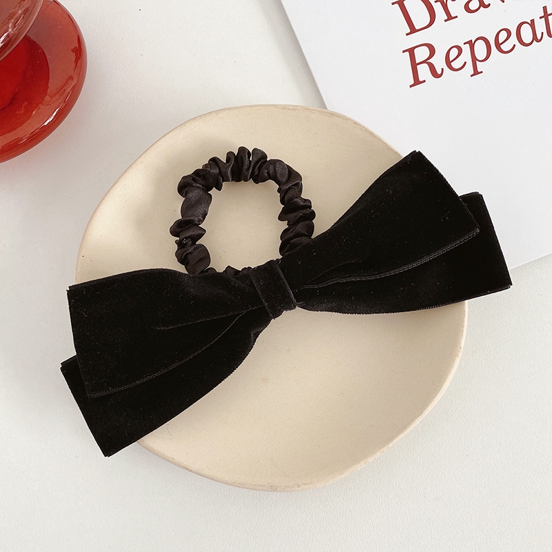 Dây Cột Tóc Đính Nơ Xinh Xắn Dành Cho Nữ