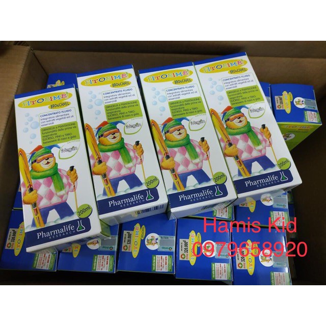 Brocamil siro ho cho bé, an toàn cho trẻ sơ sinh chai 200ml