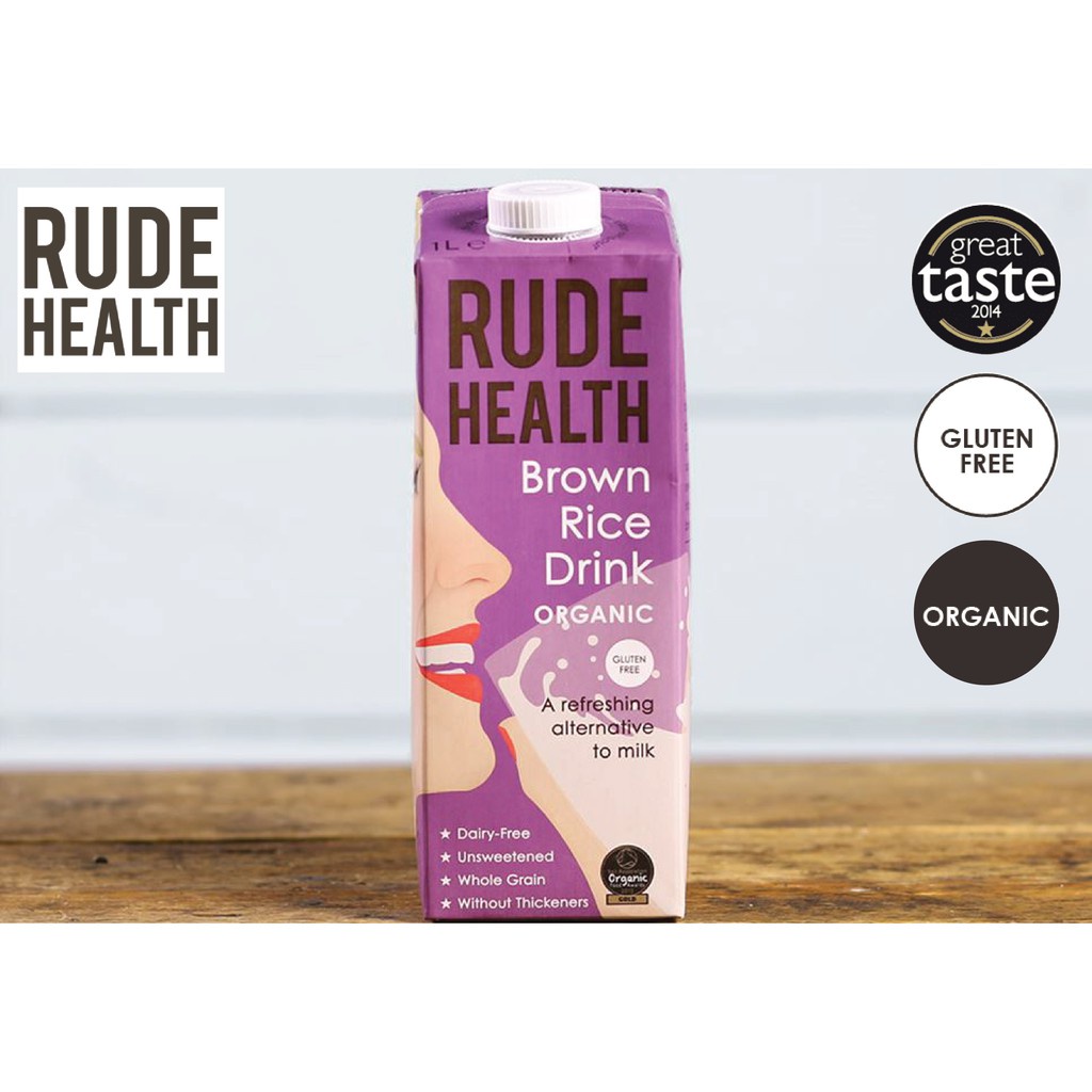 Sữa Gạo Nâu Hữu Cơ Rude Health - Organic Brown Rice Drink 1L