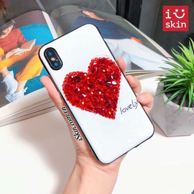 Ốp tim đá đỏ ip6/6s