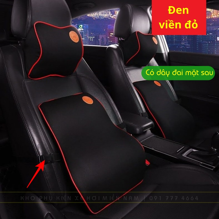 Gối Tựa Đầu,Tựa Lưng Cao Su Non🚗NGỒI LÀ SƯỚNG🚗Cao Su Non Cao Cấp,Tạo Cảm Giác Êm Ái,Thoải Mái Nhất