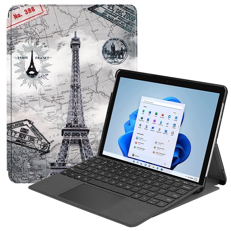 Bao da máy tính bảng PU có giá đỡ cho Microsoft Surface Pro 8 13 Inch
