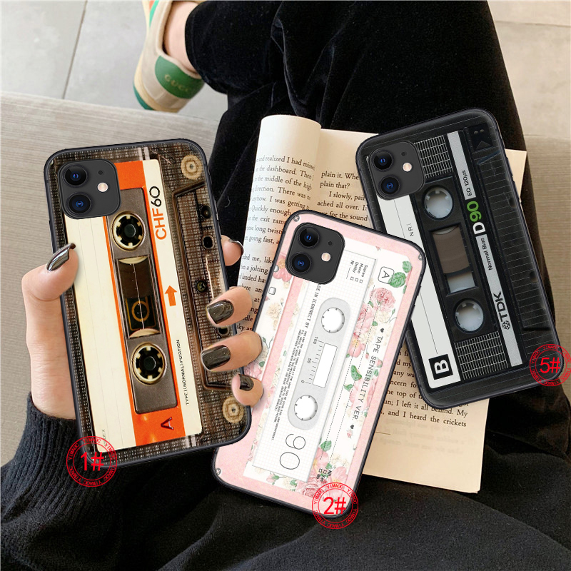 Ốp Điện Thoại Mềm Hình Băng Cassette Cổ Điển Cho Iphone 12 Mini 11 Pro Xr Xs Max