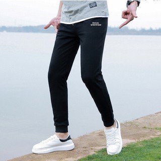 Quần Jogger Nam Thể Thao Thêu Họa Tiết MANU / Quần Chạy Bộ Tập Gym [Freeship]