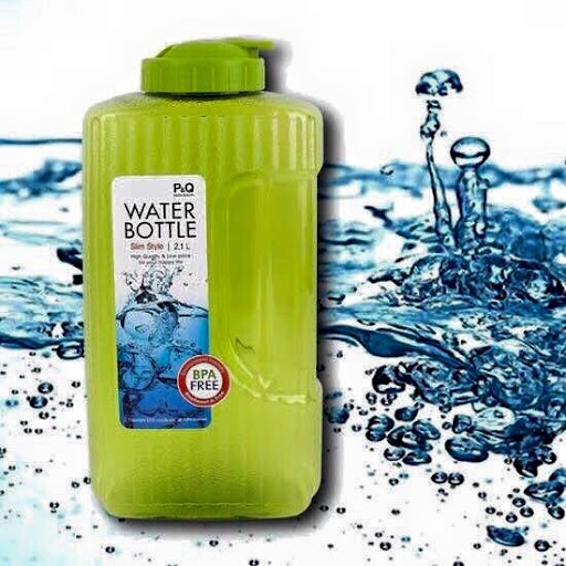 Bình nhựa đựng nước lock & lock aqua 2,1L màu xanh CT MART