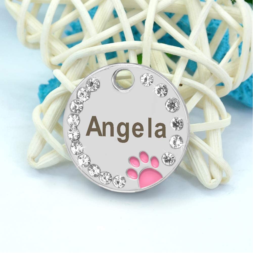 【RIZER】Mặt Dây Chuyền Khắc Chữ Tùy Chỉnh Cá Tính Cho Thú Cưng Chó Mèo