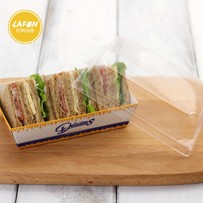 Hộp Đựng Bánh Sandwich Bằng Nhựa Trong Suốt Tiện Dụng