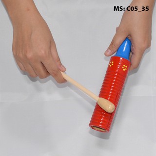 Đập phách gỗ hình trụ