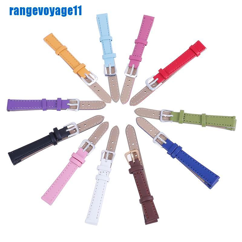 Dây Đeo Đồng Hồ Bằng Da Pu 12mm