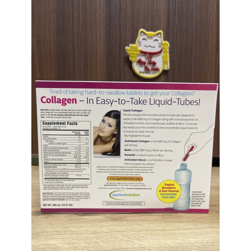 Nước uống đẹp da collagen liquid hộp 30 ống | BigBuy360 - bigbuy360.vn