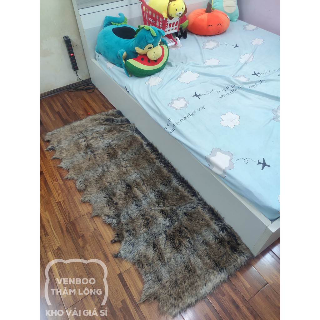 🌟 SÓI TÂY thảm lông trải sàn decor phòng luxury 5 sao | Sự lựa chọn hàng đầu số 1