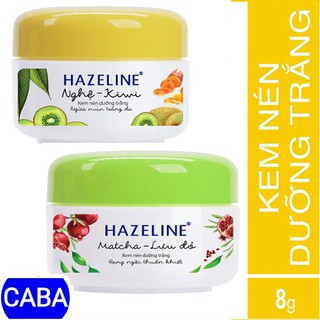 Kem nén dưỡng trắng hazeline 8g (nghệ kiwi/matcha)
