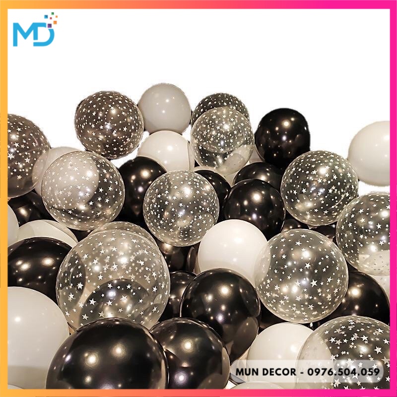 Mix 30 Bóng Bay Trang Trí Sinh Nhật Trang Trí Phòng Cưới