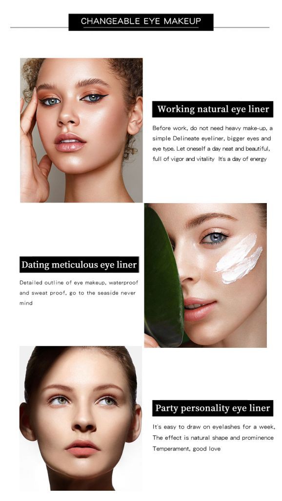 [Hàng mới về] Bút Kẻ Mắt Nước Qic Kèm Con Dấu Chấm Trang Trí Phần Đuôi Mắt Kháng Nước Chống Nhòe Cao Cấp | BigBuy360 - bigbuy360.vn