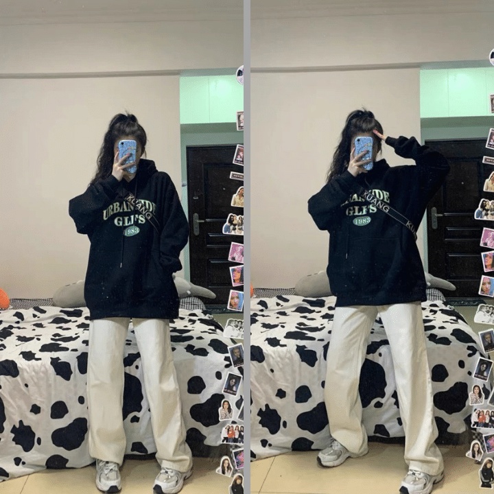 Áo hoodie nữ/Áo nỉ form rộng tay bông unisex nam nữ hình in BÀN CỜ cao cấp chất nỉ bông dày dặn RÔ STORE HD16 | BigBuy360 - bigbuy360.vn