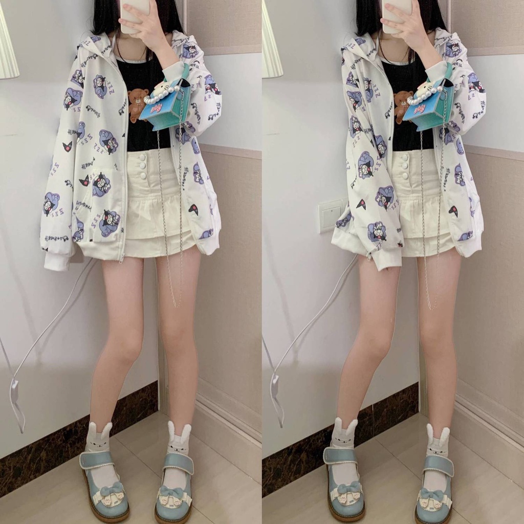 Áo Hoodie Dáng Rộng Thiết Kế Mới Thời Trang Mùa Thu Dành Cho Nữ