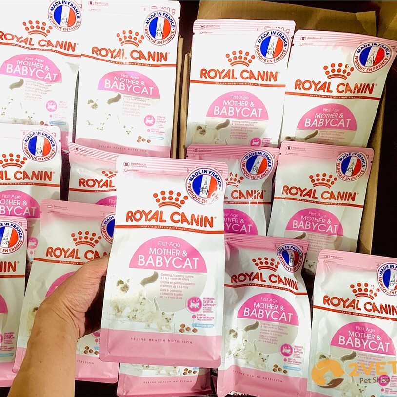 Royal Canin Mother &amp; Baby hạt thức ăn cho mèo mẹ và mèo con 400g