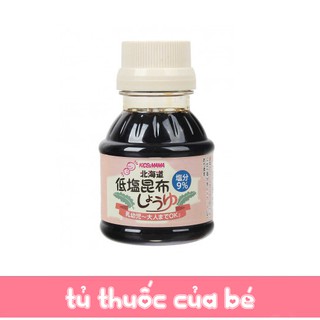 Nước tương tảo bẹ tách muối Hokkaido Kids&Mama 100ml Nhật Bản