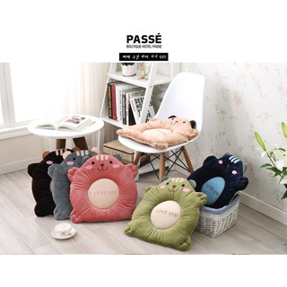 Đệm lót ghế 💓FREESHIP💓 Đệm lót mông hình thú làm từ vải bông thoáng khí - Đệm ngồi hình thú dễ thương 6718