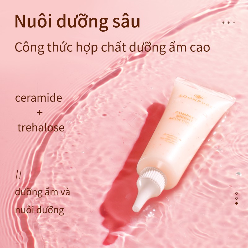 Kem dưỡng trắng da cổ SOON PURE làm mờ nếp nhăn và cân bằng độ ẩm 80g | BigBuy360 - bigbuy360.vn