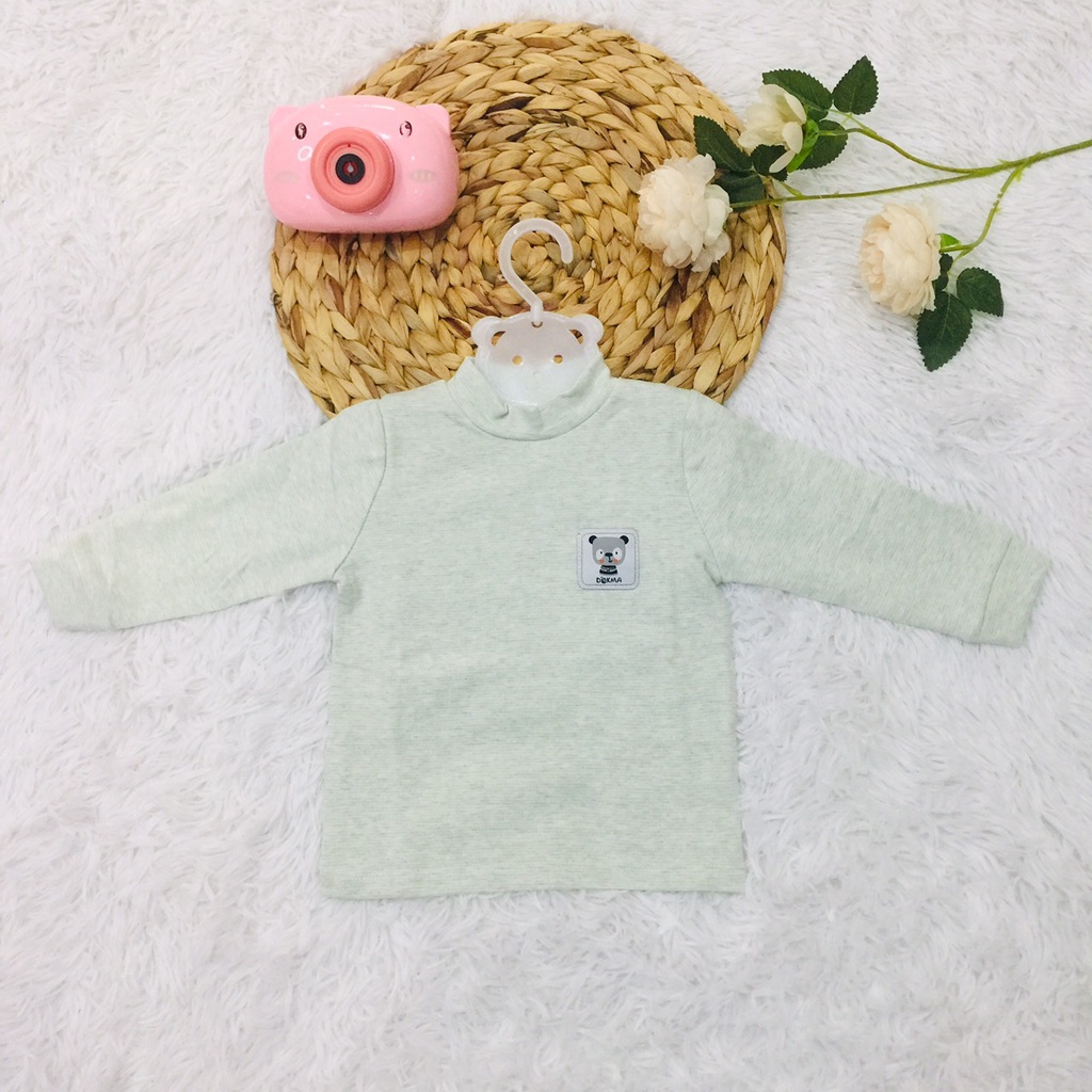 Áo thun áo giữ nhiệt dài tay thu đông cho bé trai bé gái chất dày dặn Dokma sale size 6-36M  Lamiha