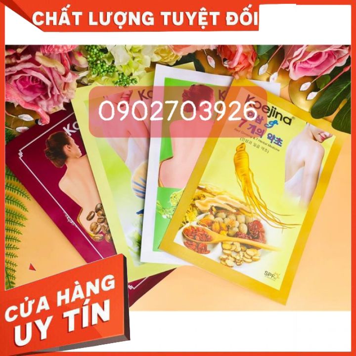 tắm trắng bịch koejina hàn quốc 120g đủ loại -làm trắng mịn màng sau 30phut -ít châm trích