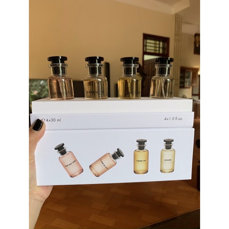 Set Bộ Nước Hoa LV Louis Vuitton mini 4 chai - 30ml/chai