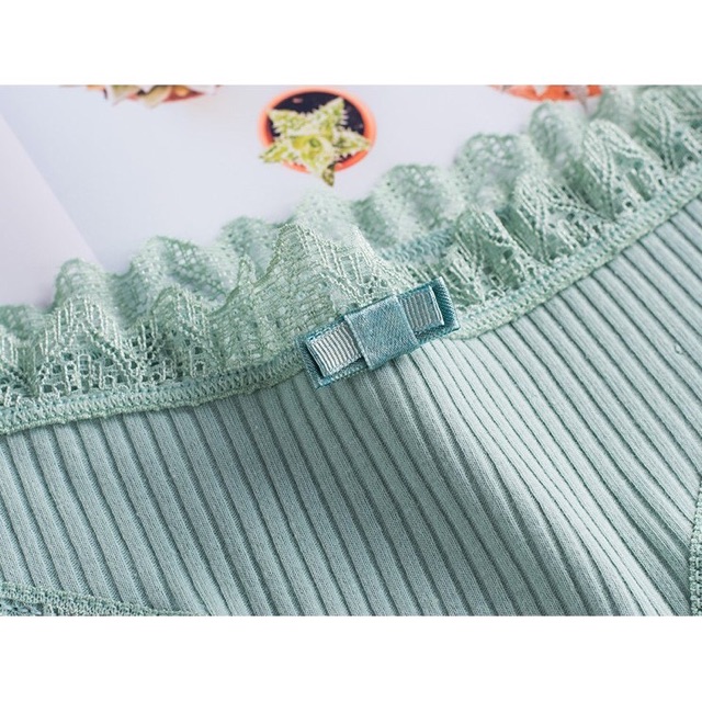 Quần Lót Nữ Cotton Sexy Ren Cao Cấp Đính nơ - Quần Chip Nữ đẹp kháng khuẩn mềm mịn nâng mông dễ thương M01 | BigBuy360 - bigbuy360.vn