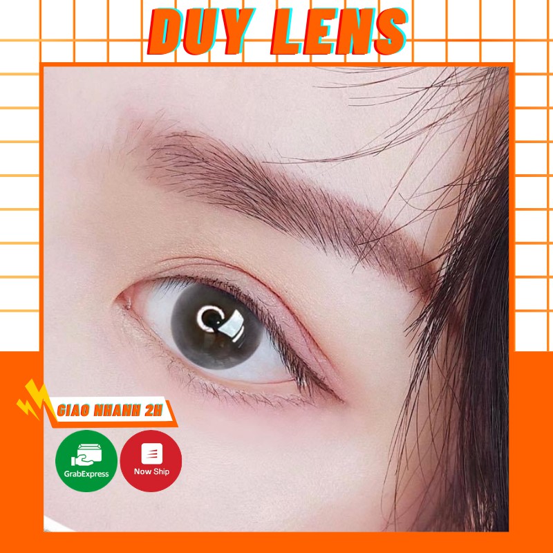 Lens mắt cận tự nhiên trong veo Venus Gray - Kính áp tròng cận Hàn Quốc xám tây giãn nhỏ sử dụng 1 năm DUYLENS